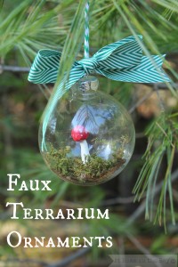 Faux Terrarium Ornaments