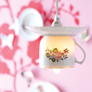 tea cup light via ideas mag