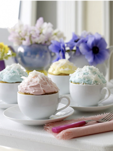 teacup cupcakes via sweet paul