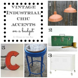 Vintage Industrial Chic Accents on a Budget
