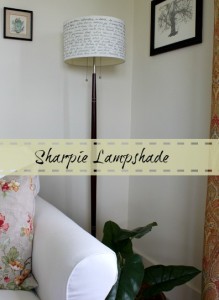 Turn a plain lampshade into something special with a sharpie.