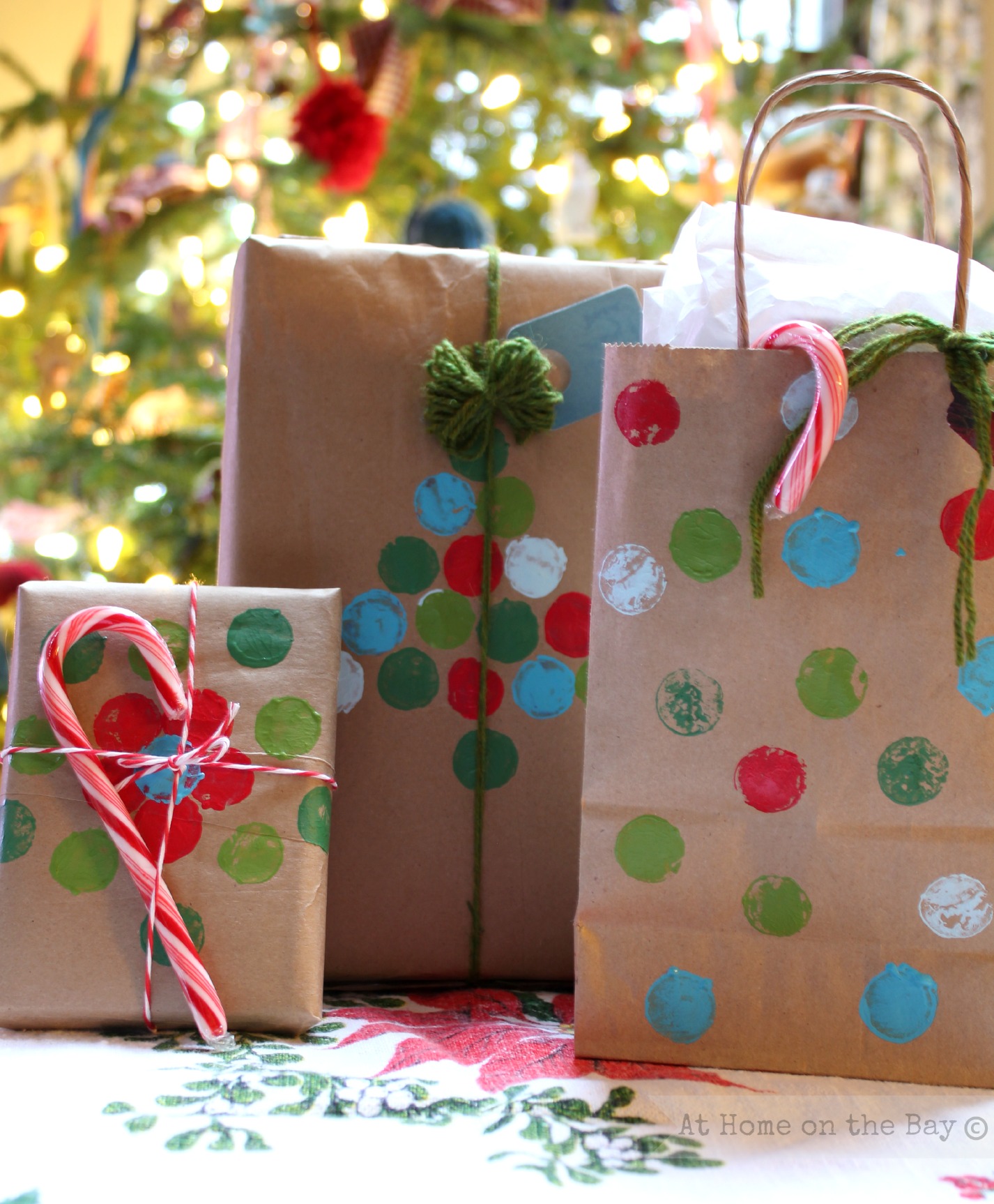Recycled Paper Bag Gift Wrap Ideas