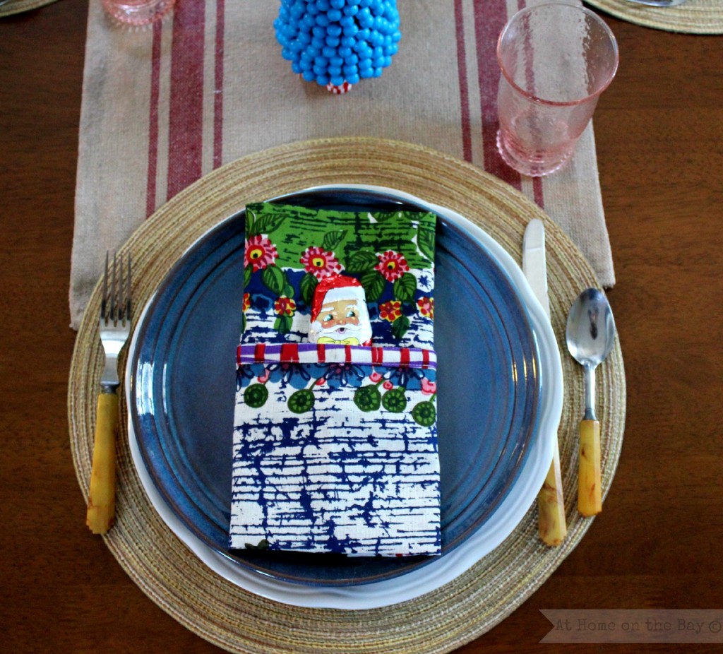 Candy Land Christmas Tablescape from At Home on the Bay