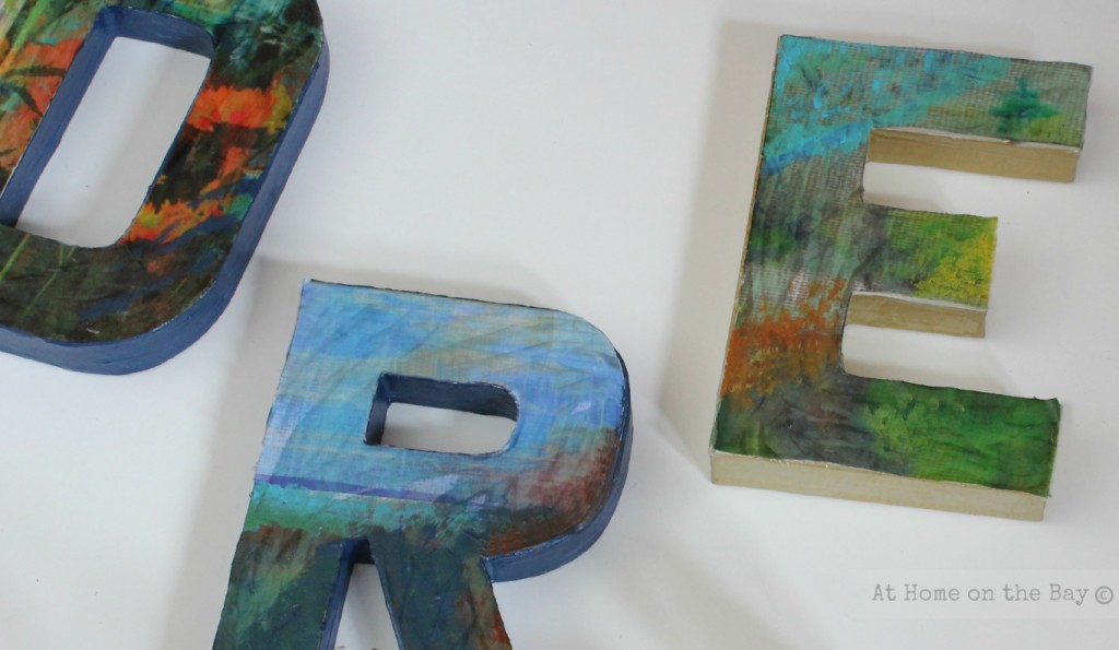 DIY Art Letters