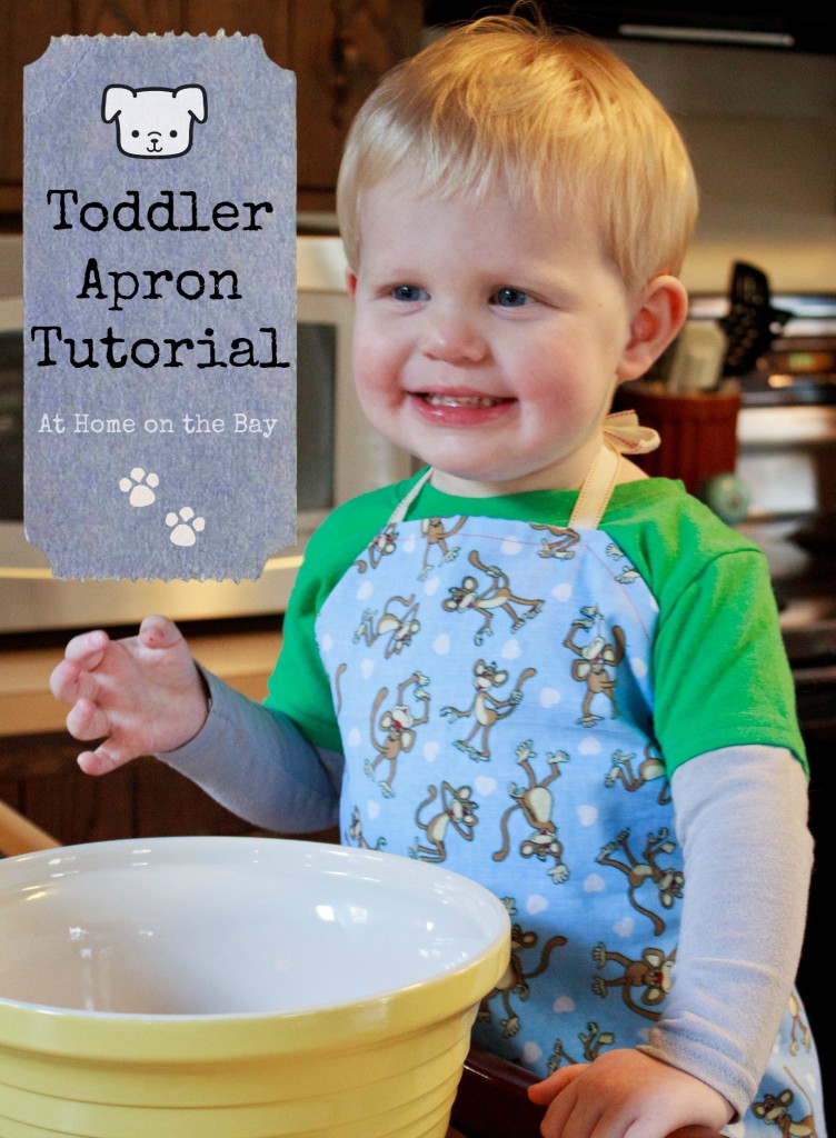 Toddler Apron Tutorial: At Home on the Bay