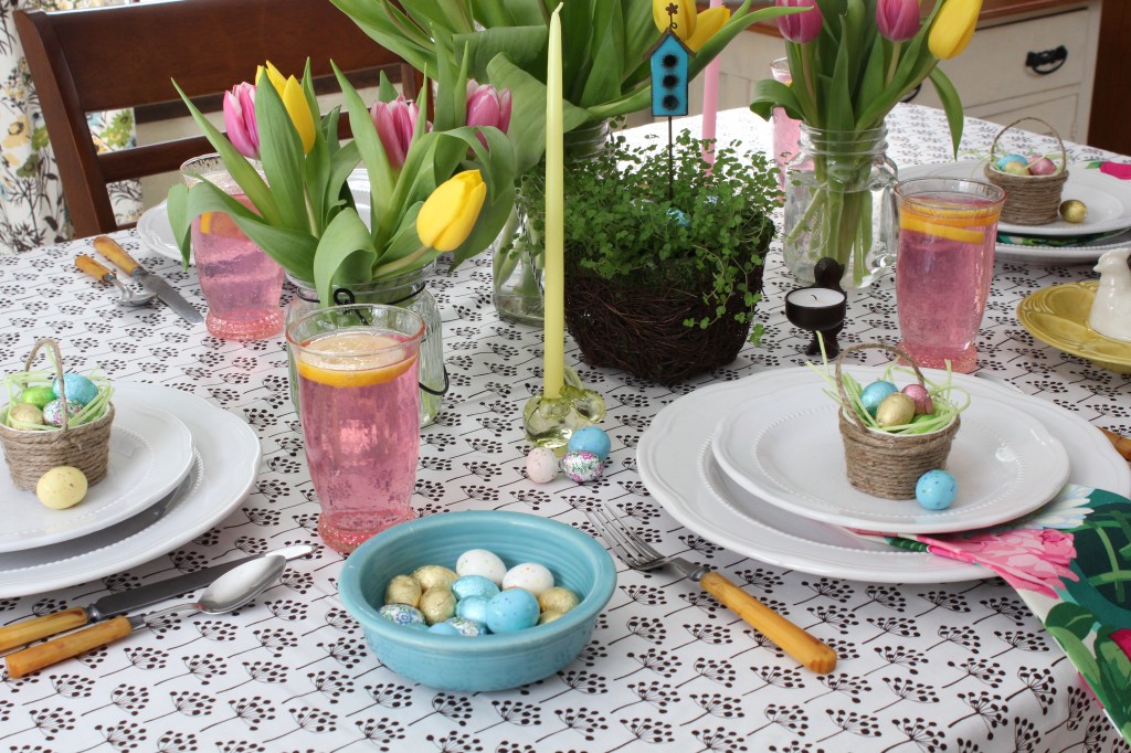 Easter Table Setting: At Home on the Bay