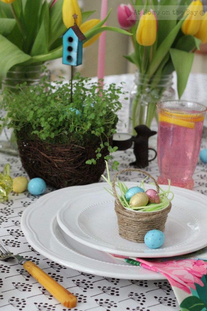 Easter Table Setting: At Home on the Bay