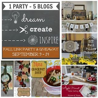 Dream-Create-Inspire: Fall Link Party and Giveaway