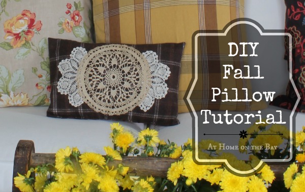 DIY Fall Pillow Tutorial