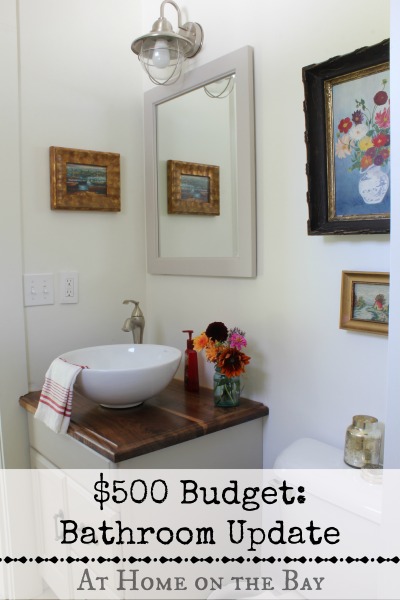 Bathroom Updates on a $500 Budget