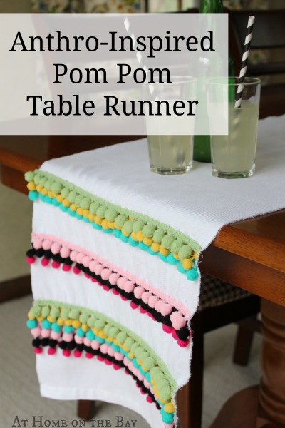 Anthro-Inspired Pom Pom Table Runner