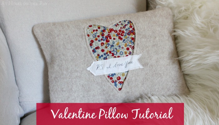 Valentine Heart Pillow Tutorial
