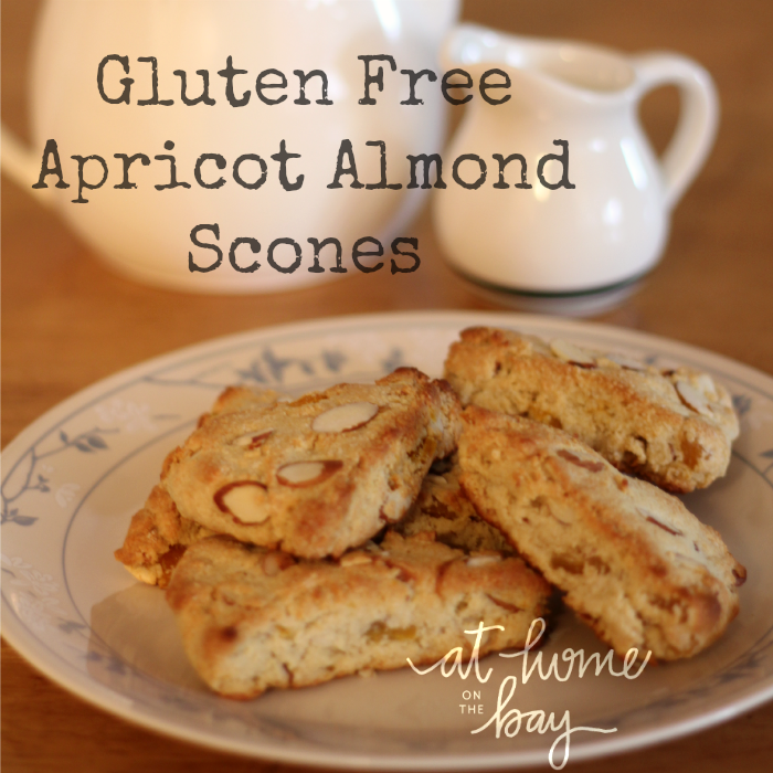 Gluten Free Apricot Almond Scones