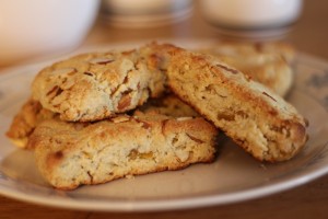 Gluten Free Apricot Almond Scones