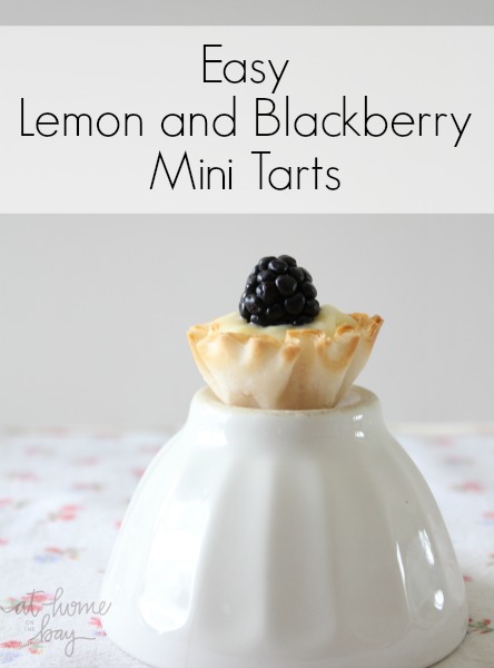 Easy Lemon Blackberry Mini Tarts