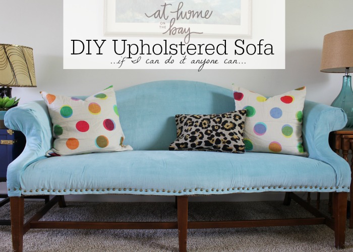 DIY Upholstered Sofa