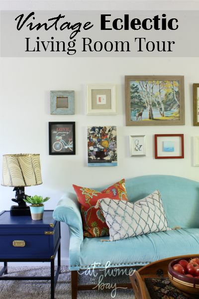 Our Vintage Eclectic  Living  Room  Tour