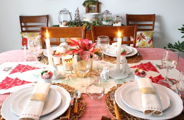 Merry Christmas Darling Tablescape