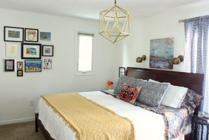 Colorful Eclectic Master Bedroom Reveal